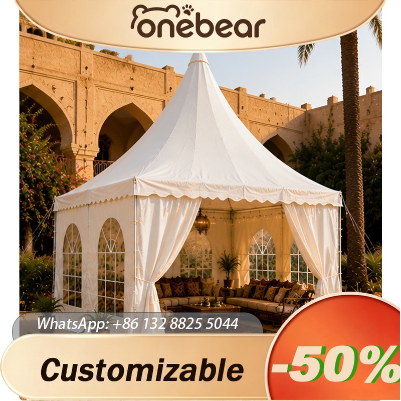 Outdoor Furniture Rental For Party - Commercial Pagoda‑Top Marquee Tent, Waterproof Outdoor