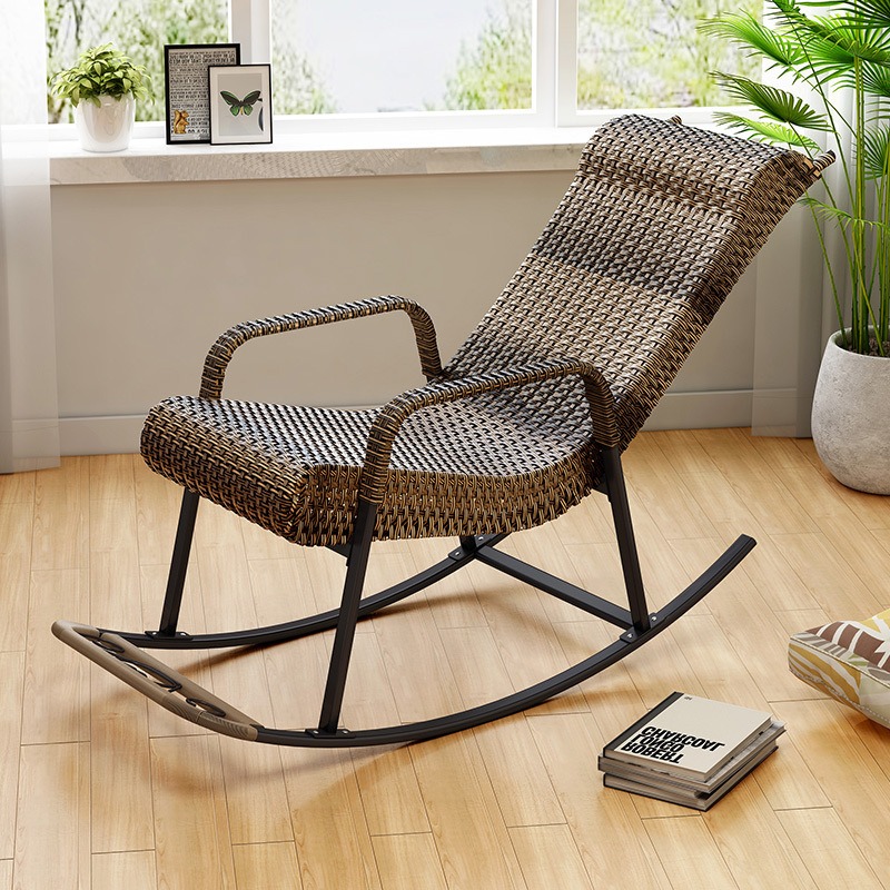 Adult Rattan Rocking Chair Out - Outdoor Furniture Rocking Chair review and price