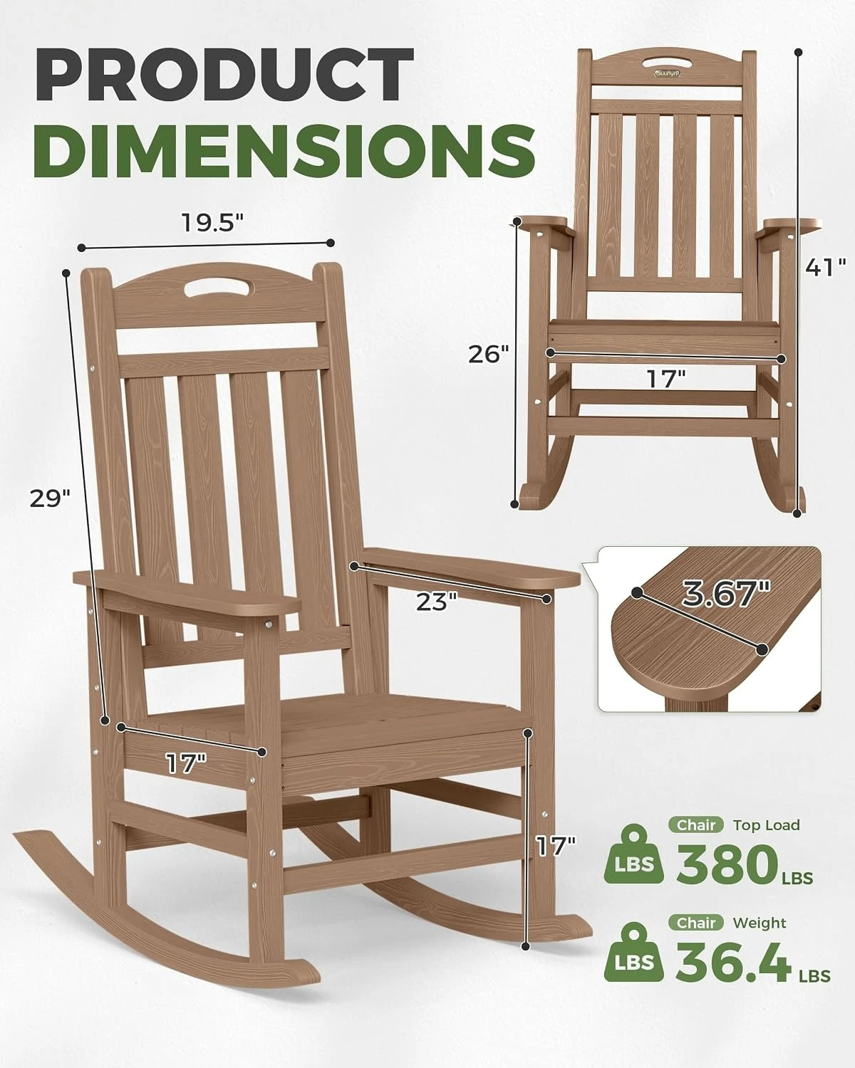 Outdoor Rocking Chair Set Of 2 - Outdoor Furniture Rocking Chair review and price