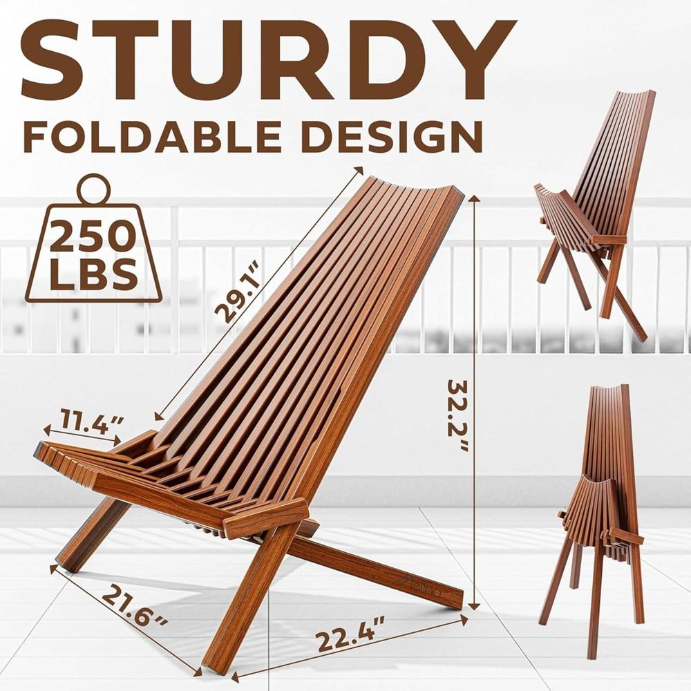 2-Pack Wooden olding Tamarack  - Outdoor Furniture Diy review and price