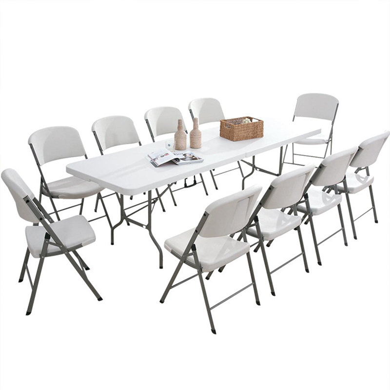 6 feet solid steel frame table - Outdoor Furniture Rental For Party review and price