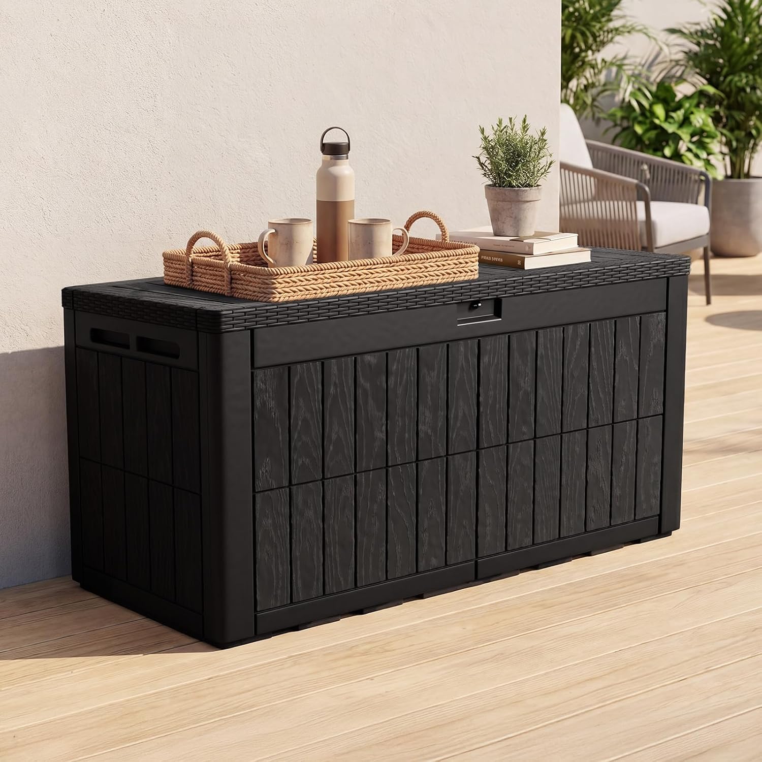 120 Gallon Large Outdoor Stora - Outdoor Furniture Bench review and price