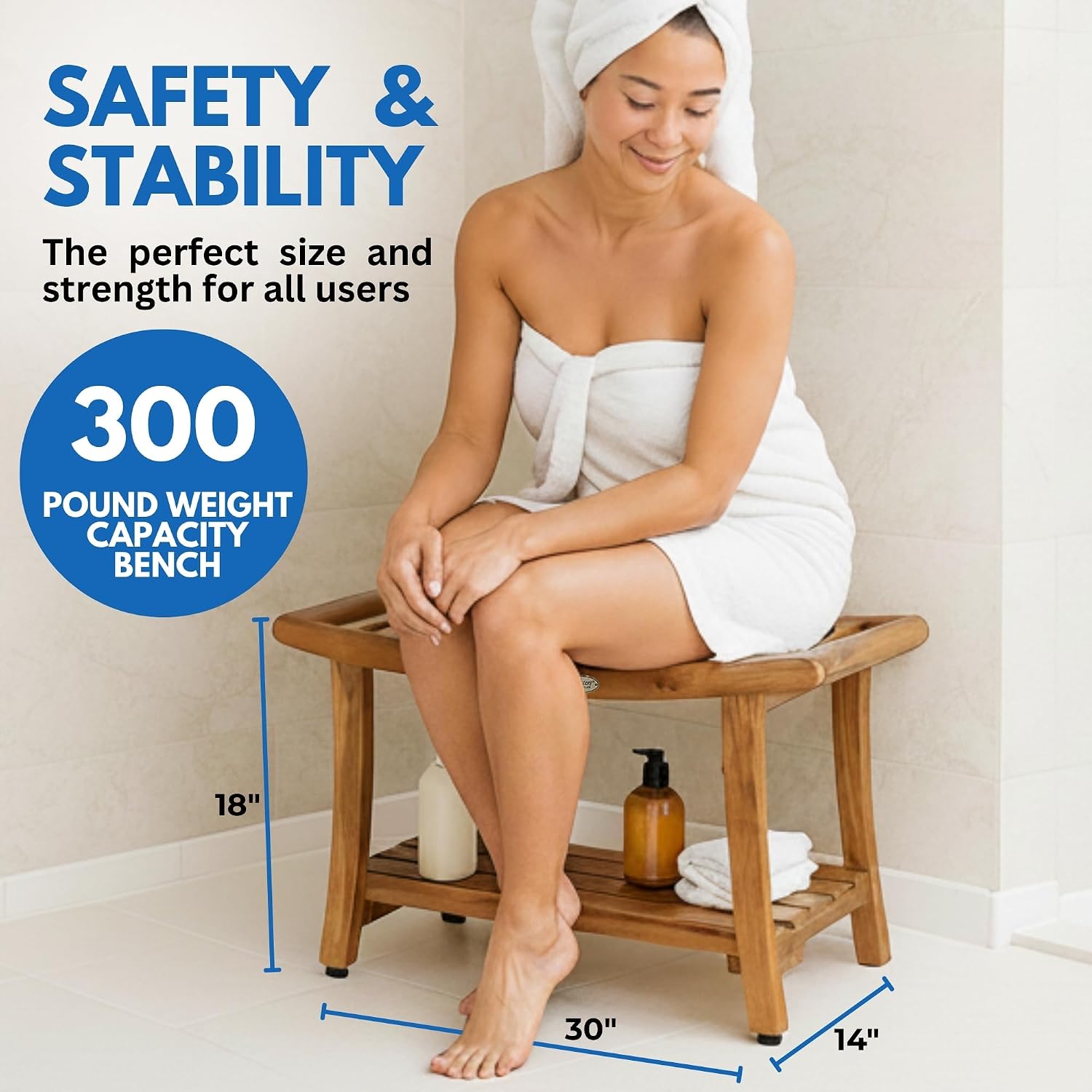 Teak Shower Bench Spa Bath Sho - Outdoor Furniture Bench review and price