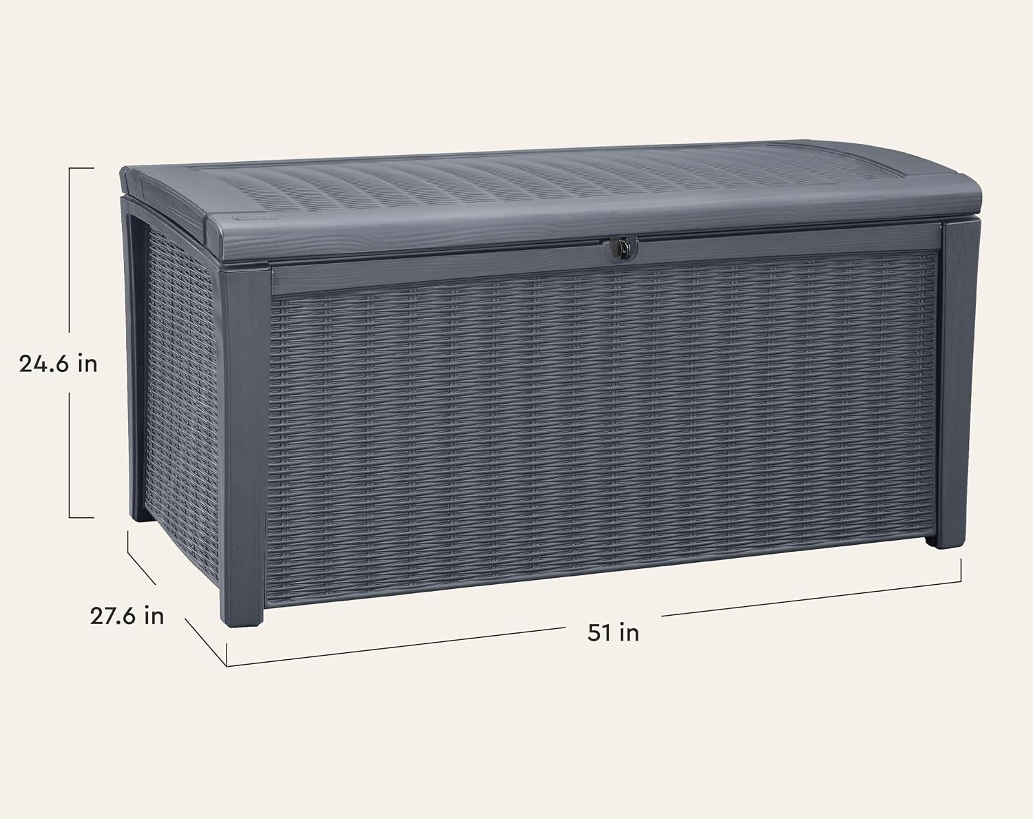 110 Gallon Outdoor Storage Dec - Outdoor Furniture Bench review and price